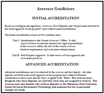 Assessor Accreditation Guidelines